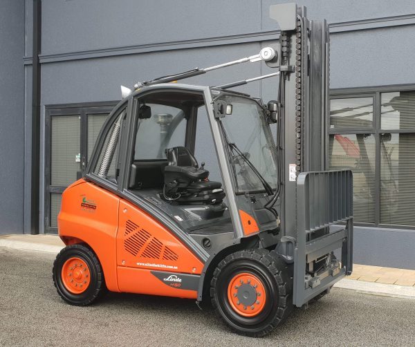 Linde 5000kg Diesel Forklift with 4100mm mast and sideshift | Allied