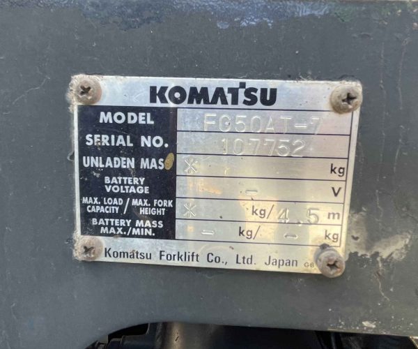 Used Komatsu Forklift