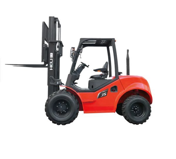 Heli G3 series 3500kg rough terrain diesel forklift 4x4 & 4x2 models