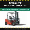 Pre Start Checklist Forklift