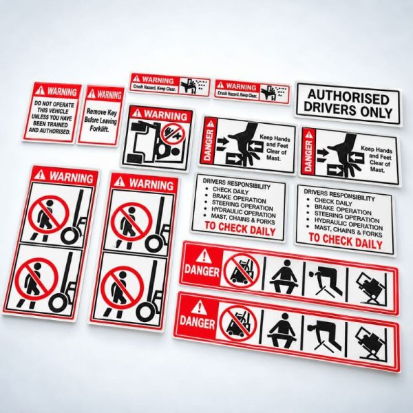 Forklift Safety Decals