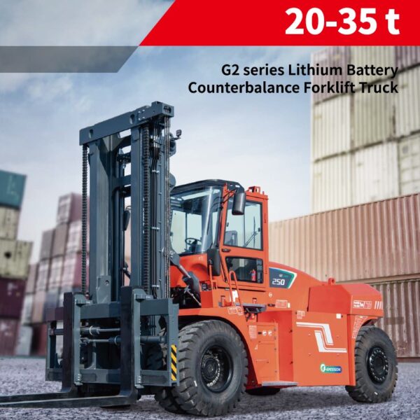 Heli 20 ton to 35 ton Lithium Battery Electric Container Handler Range