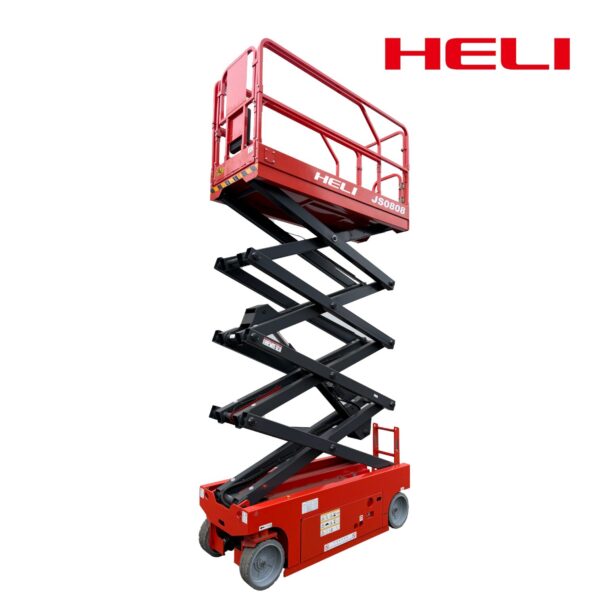 Heli JS08 Battery Electric self-propelled Scissor Lift with 8m platform height