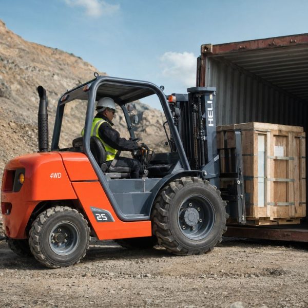 Small 4x4 buggy rough terrain forklift