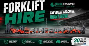 Forklift hire costs in Perth with Allied Forklifts