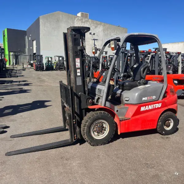 2.5T Manitou Forklift Diesel 3 Stage Container Mast Side Shift