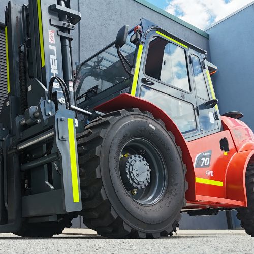 All terrain forklift hire Perth