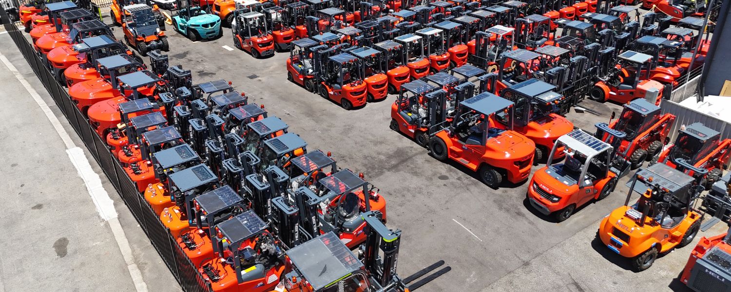 Allied Forklifts FLT hire fleet yard Perth