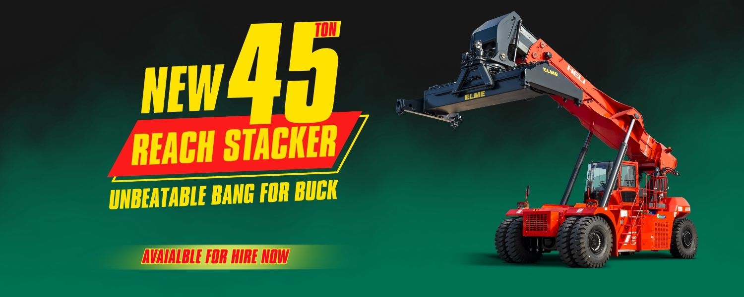 Reach stacker available for hire from Allied Forklifts in Perth WA