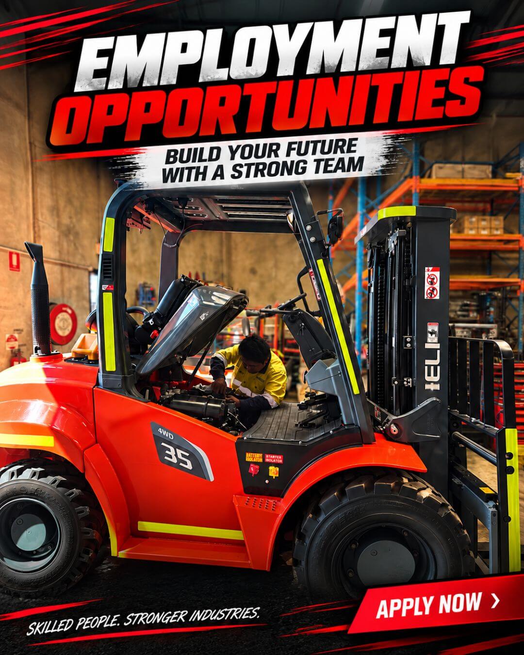 Allied Forklifts — Forklift Mechanics Wanted Perth