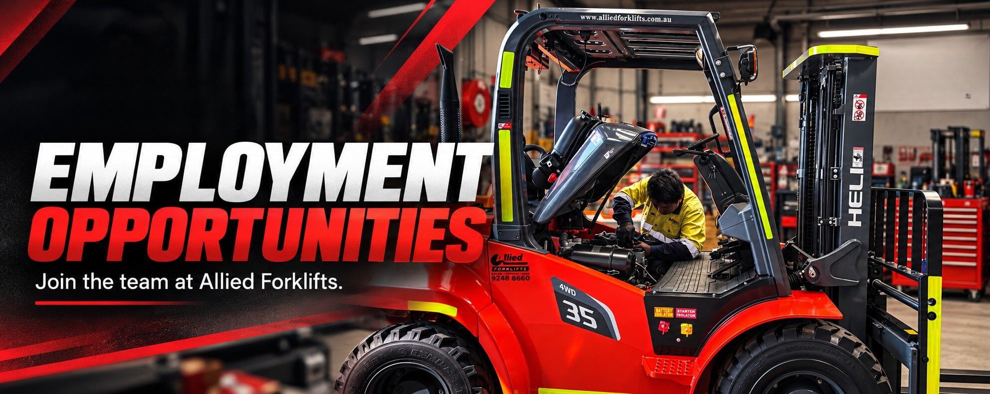 Allied Forklifts — Forklift Mechanics Wanted Perth