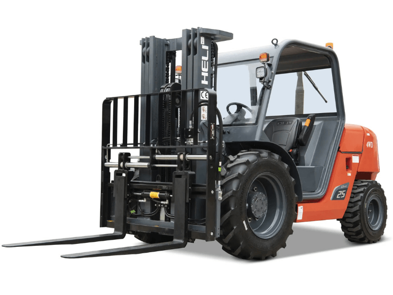 Rough terrain forklift hire Perth